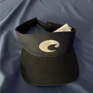 Costa Black Visor with Logo